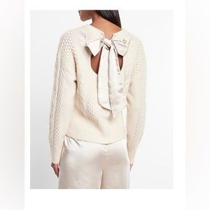 Express sweater with bow